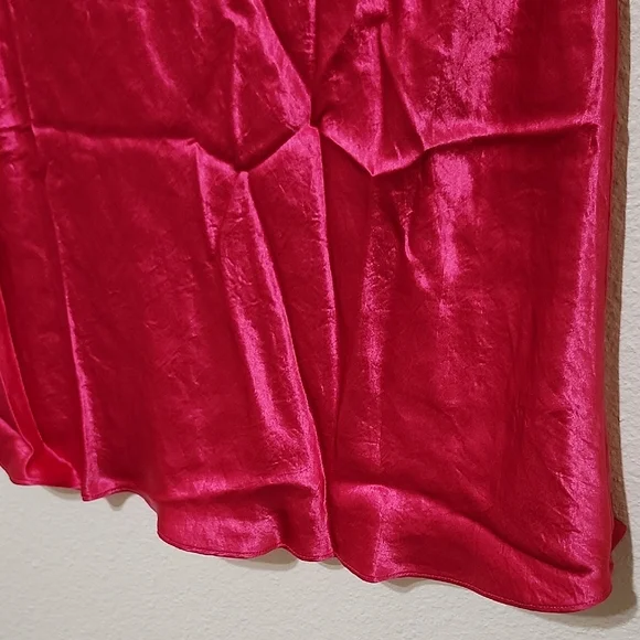 Babaton Pink Midi Slip Skirt for Cocktail Nights - Picture 12 of 12